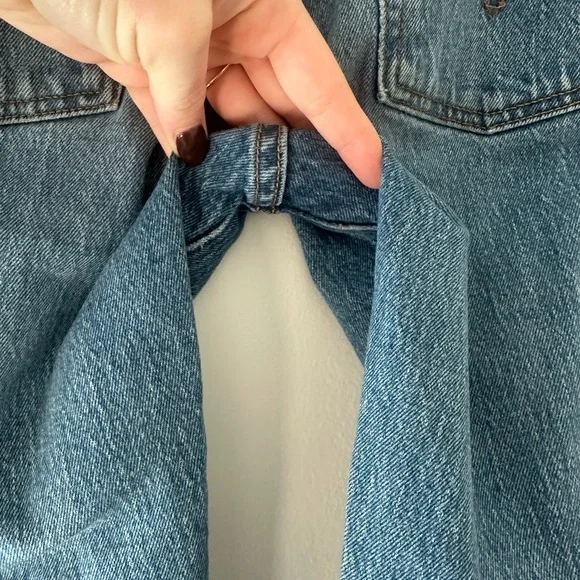 Levi’s Wedgie Blue Distressed Women's Jeans size 24/00 - Picture 5 of 5
